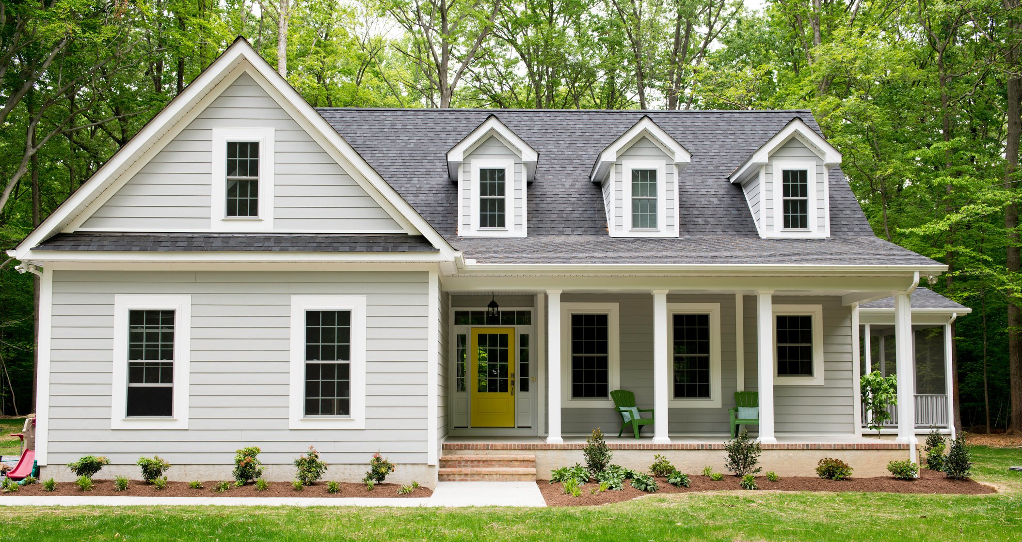 Exterior of New Suburban House